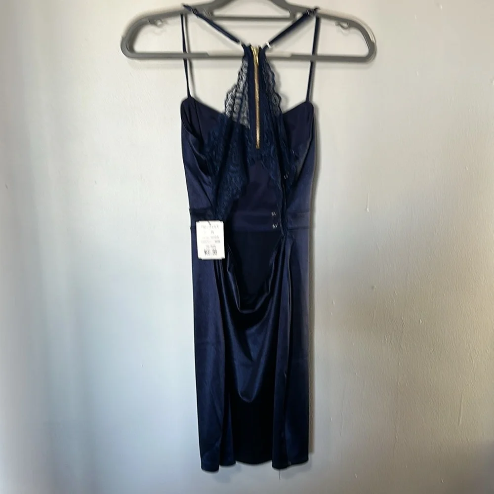 Navy emerald Sundae dress size meeting - Picture 2 of 3